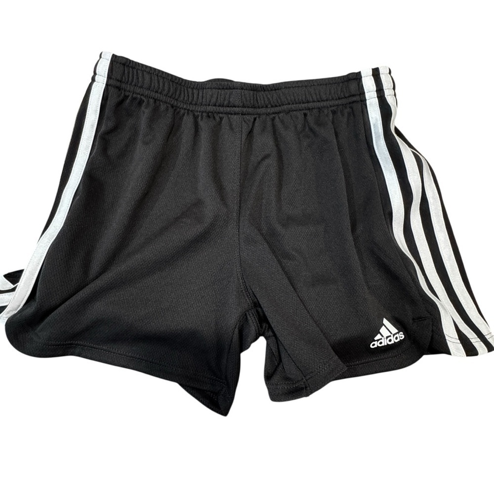 Adidas Girls Shorts Athletic Stripe Size L /14